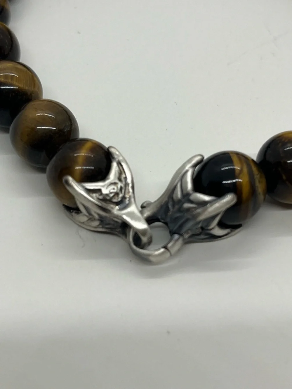 David Yurman, yellow tiger eye spiritual beads bracelet 8mm - Picture 3 of 6